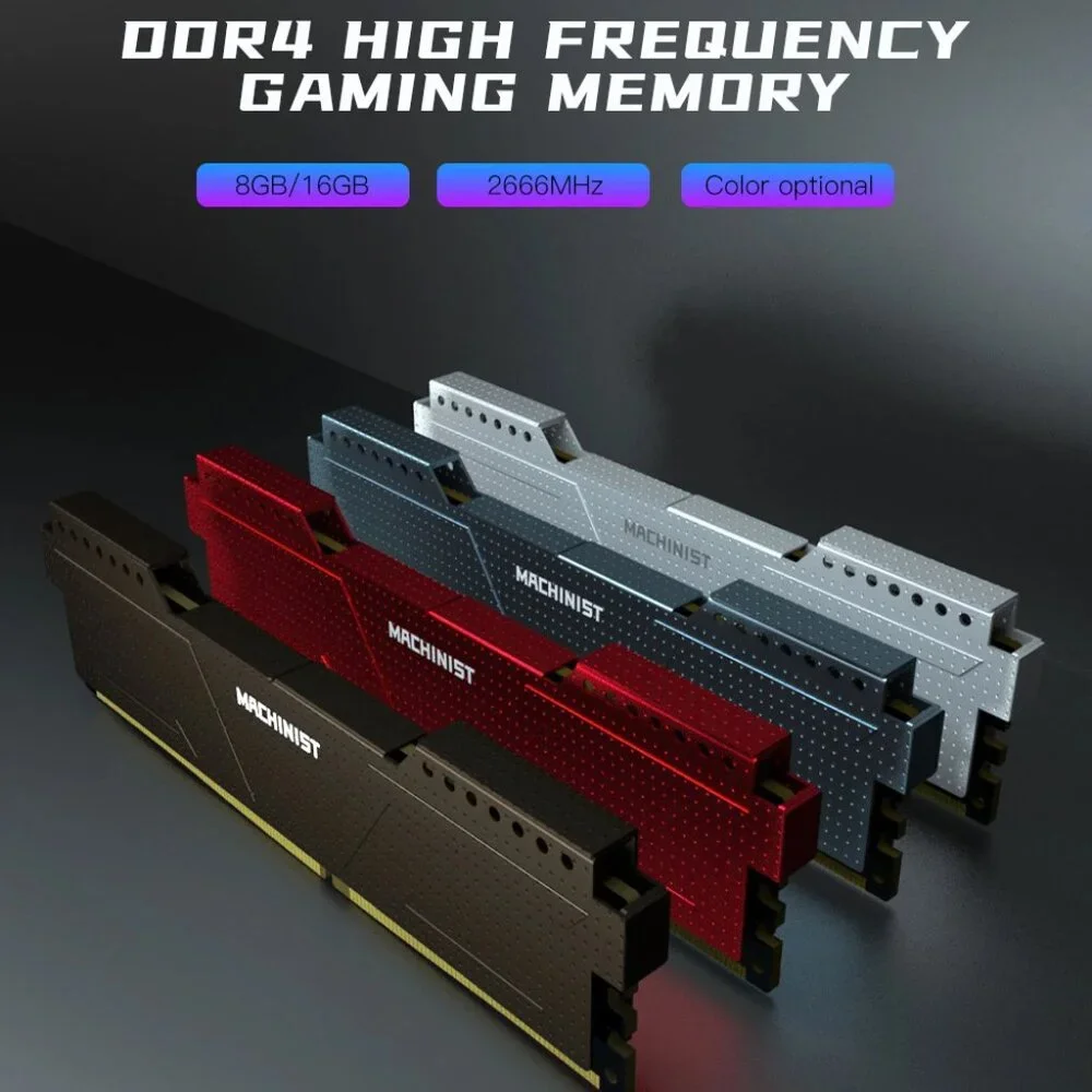 MACHINIST DDR4 RAM ECC and Desktop Memory 8G 16G 2666MHz/2133Mhz PC New DIMM Hig